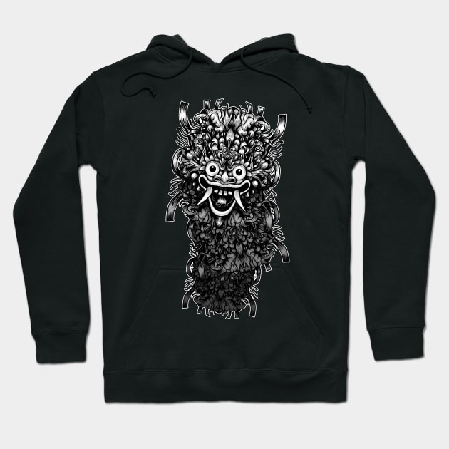 Bali Mask Hoodie by fakeface